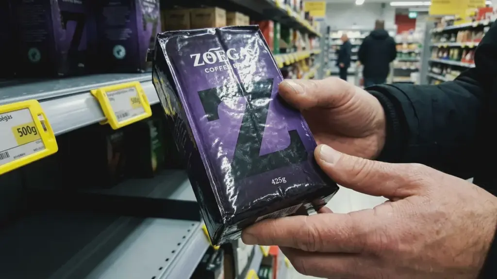 Zoégas káva výrazně zmenšuje velikost balení v švédských obchodech po krizi kávových zrn.