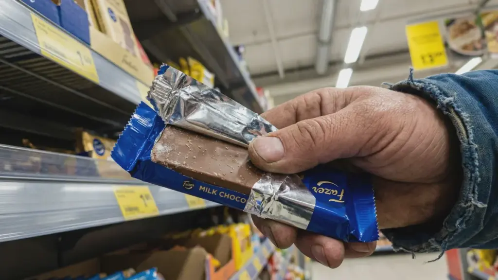 Fazer mléčná čokoláda drasticky snižuje hmotnost tabulky v obchodech po extrémní kakaové krizi